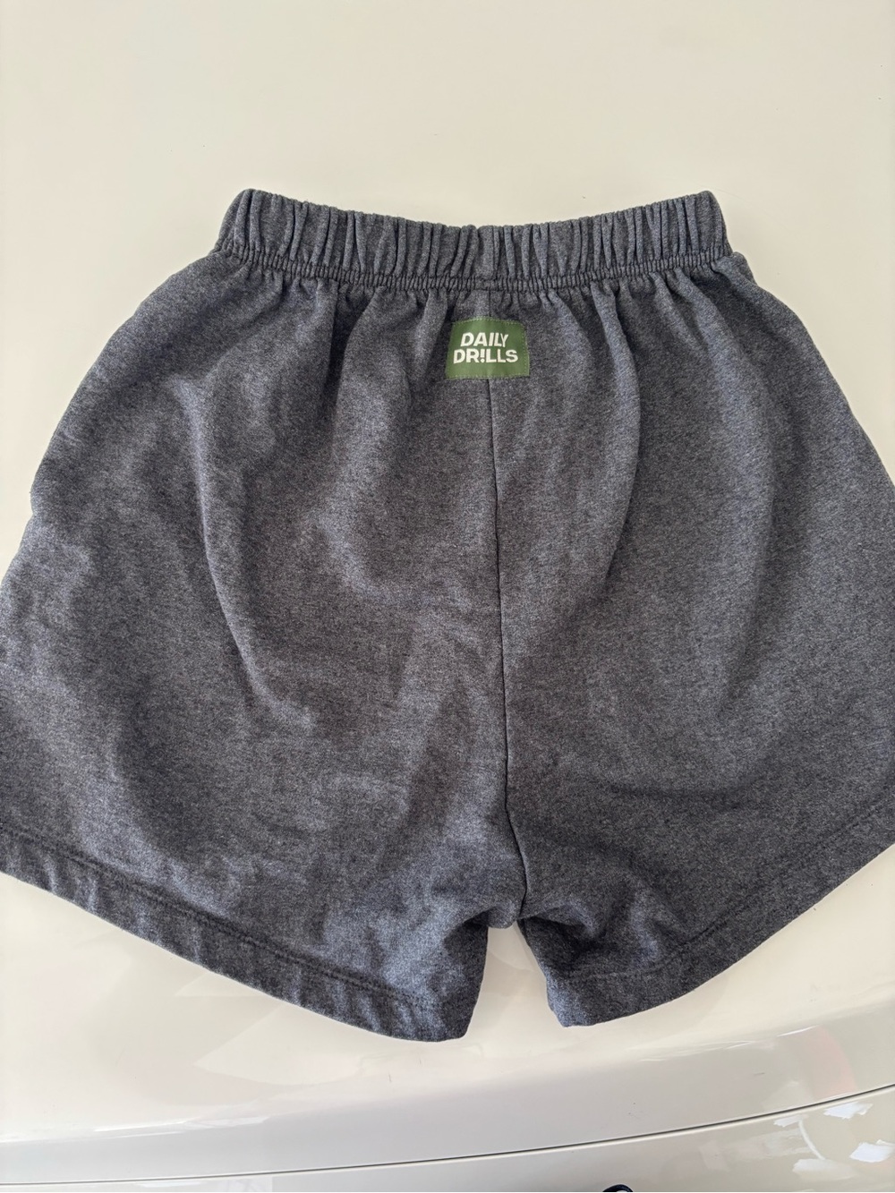 Daily Drills Womens Heather Charcoal Athletic Shorts XS